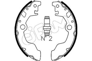 Cifam Σετ Σιαγόνων Φρένων - 153-382
