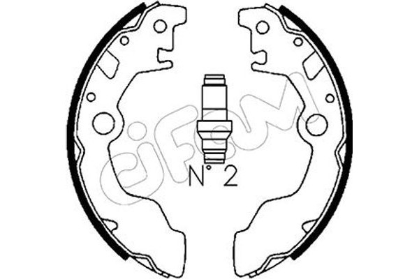 Cifam Σετ Σιαγόνων Φρένων - 153-382