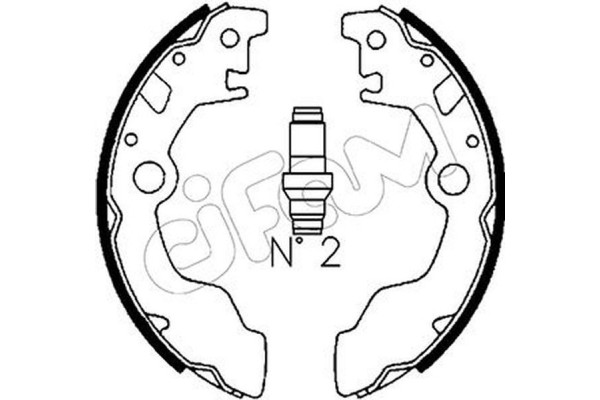 Cifam Σετ Σιαγόνων Φρένων - 153-382