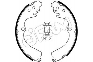 Cifam Σετ Σιαγόνων Φρένων - 153-383