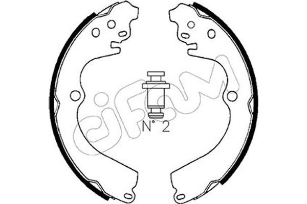Cifam Σετ Σιαγόνων Φρένων - 153-383