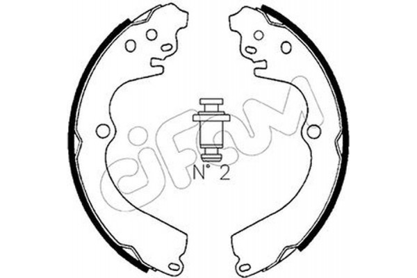Cifam Σετ Σιαγόνων Φρένων - 153-383