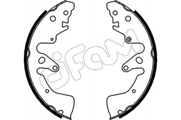 Cifam Σετ Σιαγόνων Φρένων - 153-407