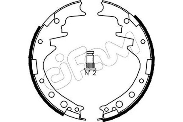 Cifam Σετ Σιαγόνων Φρένων - 153-413