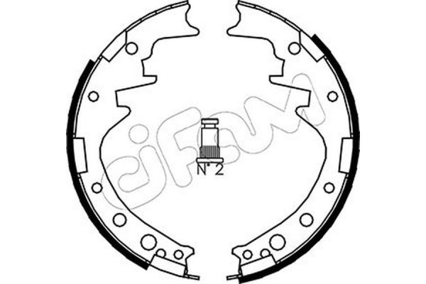 Cifam Σετ Σιαγόνων Φρένων - 153-413 Cifam Σετ Σιαγόνων Φρένων - 153-413