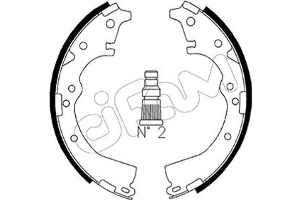 Cifam Σετ Σιαγόνων Φρένων - 153-416