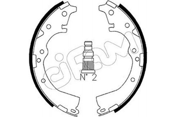 Cifam Σετ Σιαγόνων Φρένων - 153-416