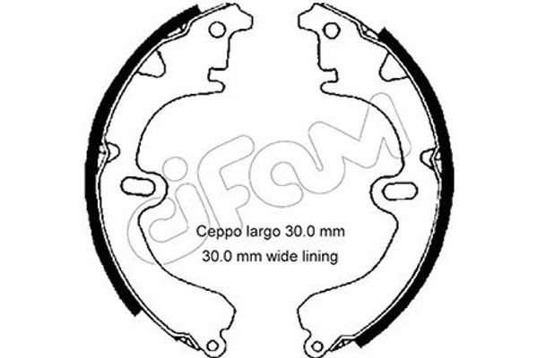 Cifam Σετ Σιαγόνων Φρένων - 153-419