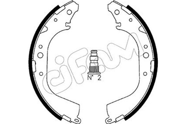 Cifam Σετ Σιαγόνων Φρένων - 153-421