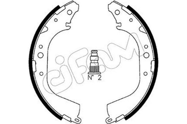 Cifam Σετ Σιαγόνων Φρένων - 153-421