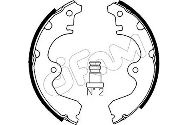 Cifam Σετ Σιαγόνων Φρένων - 153-425