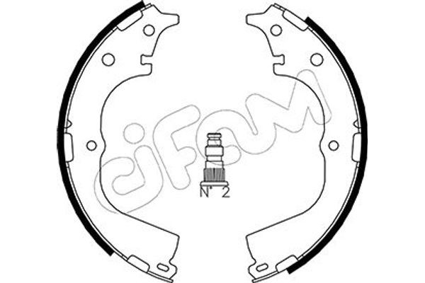 Cifam Σετ Σιαγόνων Φρένων - 153-426