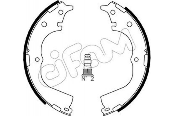 Cifam Σετ Σιαγόνων Φρένων - 153-426