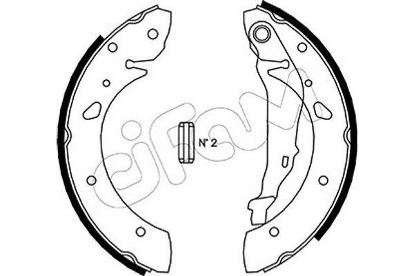 Cifam Σετ Σιαγόνων Φρένων - 153-430