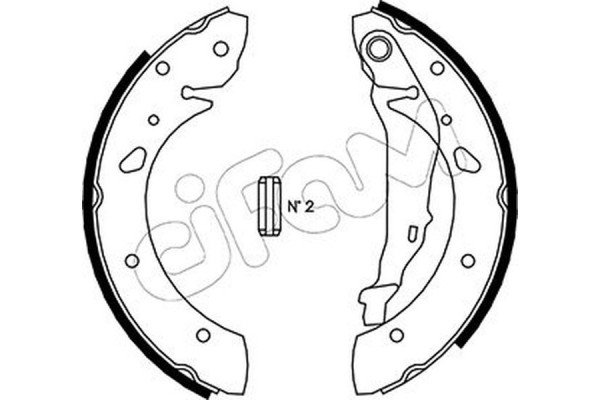 Cifam Σετ Σιαγόνων Φρένων - 153-430
