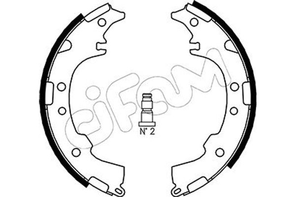 Cifam Σετ Σιαγόνων Φρένων - 153-434