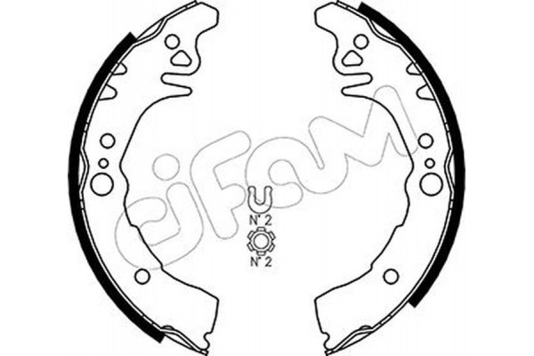 Cifam Σετ Σιαγόνων Φρένων - 153-436