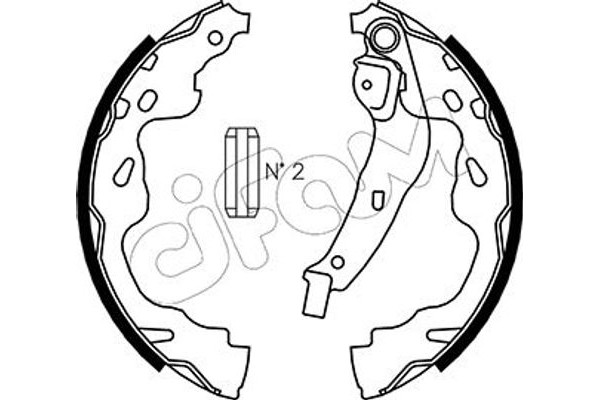 Cifam Σετ Σιαγόνων Φρένων - 153-438