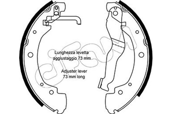 Cifam Σετ Σιαγόνων Φρένων - 153-469