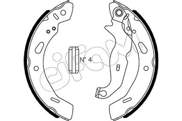 Cifam Σετ Σιαγόνων Φρένων - 153-490