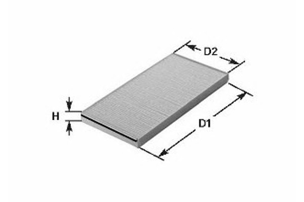 Clean FILTERS/FILTER Interior AIR/CLEAN Filters NC2020 Φιλτρο Αερα Καμπινας Clean Filters Φιλτρο AC-NISSAN-TIIDA-07-