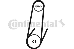 Continental Ctam Ιμάντας poly-V - 4PK611 Elast