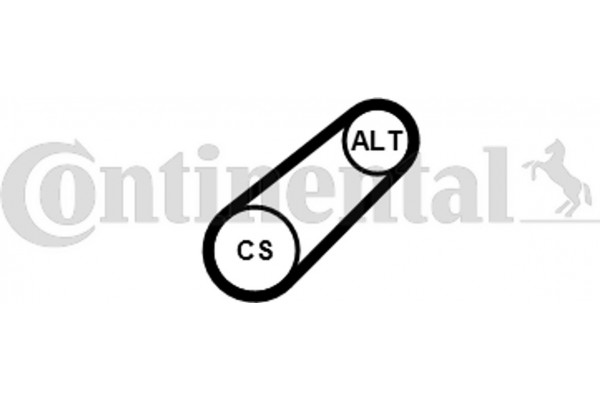 Continental Ctam Ιμάντας poly-V - 6PK701 Elast