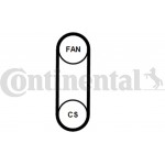 Continental Ctam Ιμάντας poly-V - 4PK711 Elast