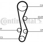 Continental Ctam Οδοντωτός Ιμάντας - CT1030