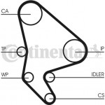 Continental Ctam Οδοντωτός Ιμάντας - CT1100