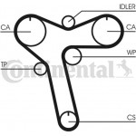 Continental Ctam Οδοντωτός Ιμάντας - CT1128 Continental Ctam Οδοντωτός Ιμάντας - CT1128