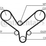 Continental Ctam Οδοντωτός Ιμάντας - CT1175
