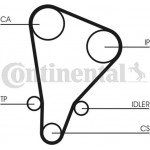 Continental Ctam Οδοντωτός Ιμάντας - CT521 Continental Ctam Οδοντωτός Ιμάντας - CT521