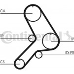 Continental Ctam Οδοντωτός Ιμάντας - CT611 Continental Ctam Οδοντωτός Ιμάντας - CT611