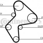Continental Ctam Οδοντωτός Ιμάντας - CT775