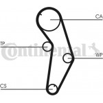 Continental Ctam Οδοντωτός Ιμάντας - CT821 Continental Ctam Οδοντωτός Ιμάντας - CT821