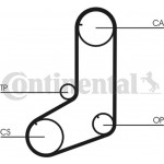 Continental Ctam Οδοντωτός Ιμάντας - CT825