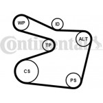 Continental Ctam Σετ Ιμάντων poly-V - 6PK1555K1