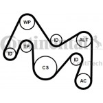 Continental Ctam Σετ Ιμάντων poly-V - 6PK1934K1