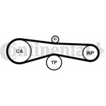 Continental Ctam Σετ Οδοντωτού Ιμάντα - CT1131K1