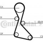Continental Ctam Σετ Οδοντωτού Ιμάντα - CT684K1
