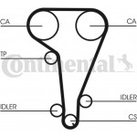 Continental Ctam Σετ Οδοντωτού Ιμάντα - CT728K1