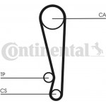 Continental Ctam Σετ Οδοντωτού Ιμάντα - CT1024K1