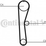 Continental Ctam Σετ Οδοντωτού Ιμάντα - CT824K1
