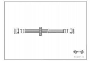 Corteco Ελαστικός Σωλήνας Φρένων - 19018132