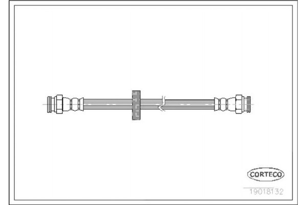 Corteco Ελαστικός Σωλήνας Φρένων - 19018132 Corteco Ελαστικός Σωλήνας Φρένων - 19018132
