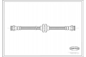 Corteco Ελαστικός Σωλήνας Φρένων - 19018151