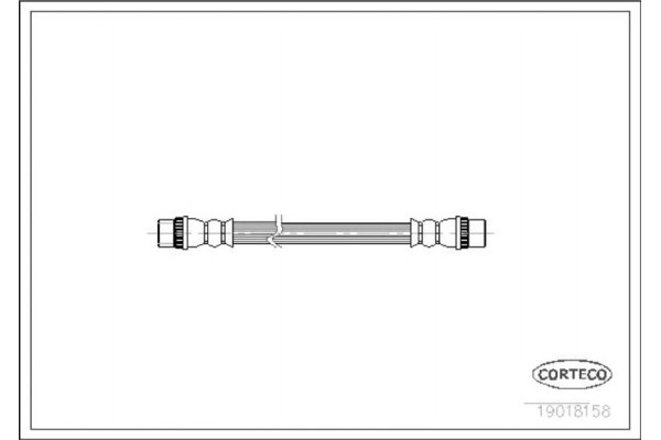 Corteco Ελαστικός Σωλήνας Φρένων - 19018158