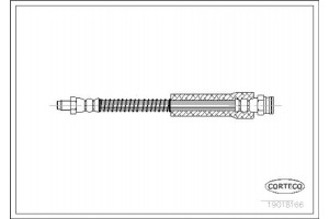 Corteco Ελαστικός Σωλήνας Φρένων - 19018166