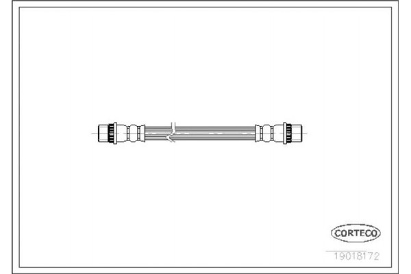 Corteco Ελαστικός Σωλήνας Φρένων - 19018172